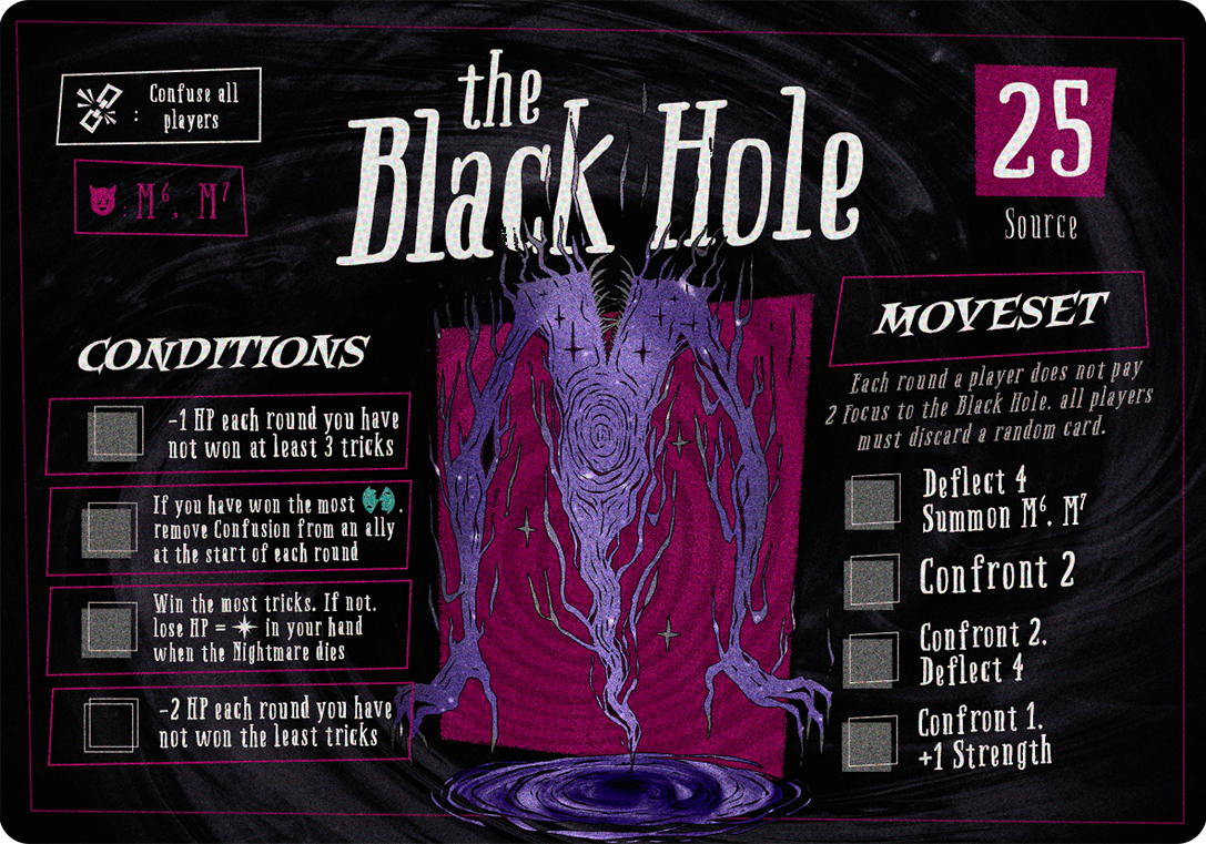 The Black Hole &mdash; Source-level nightmare boss card.