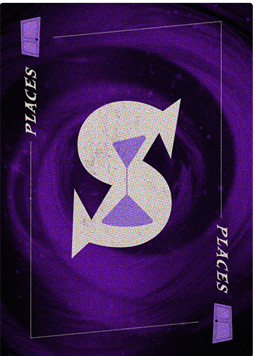 Places tome card back.