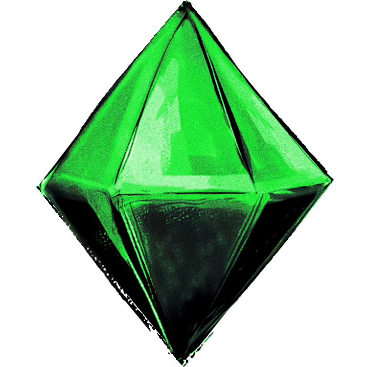 Green treasure gem