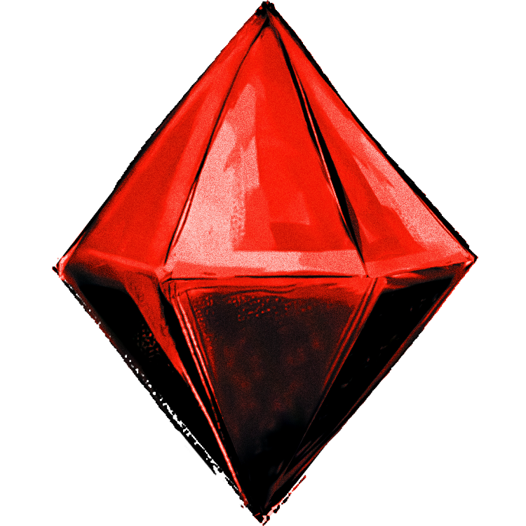 Red treasure gem